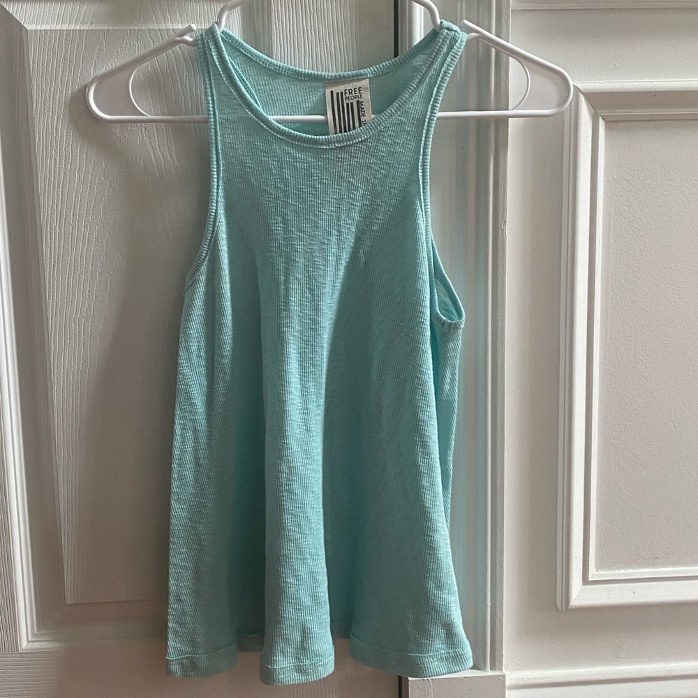 Free people light blue tank top